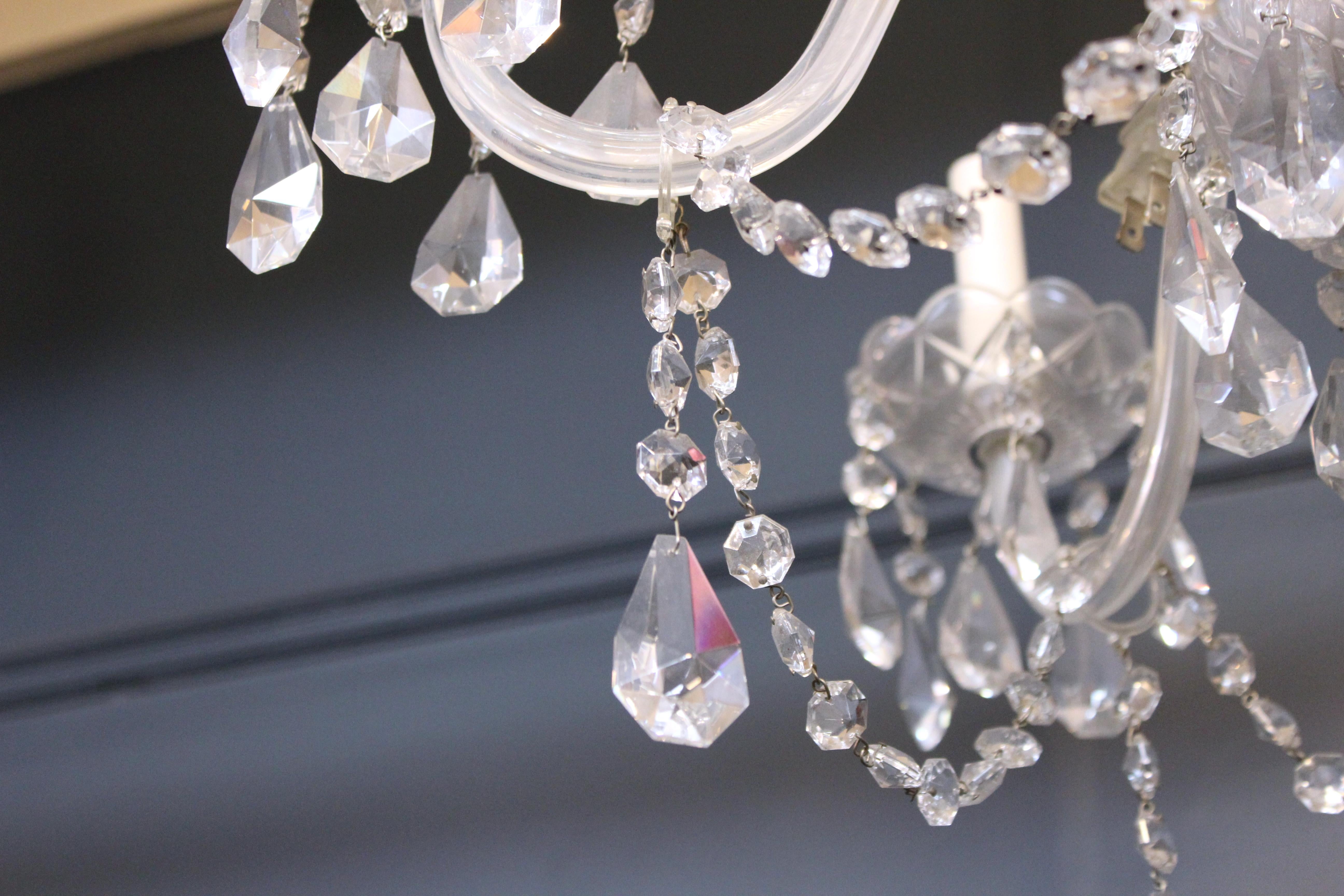 Neoclassical Style Five-Arm Crystal Chandelier 2