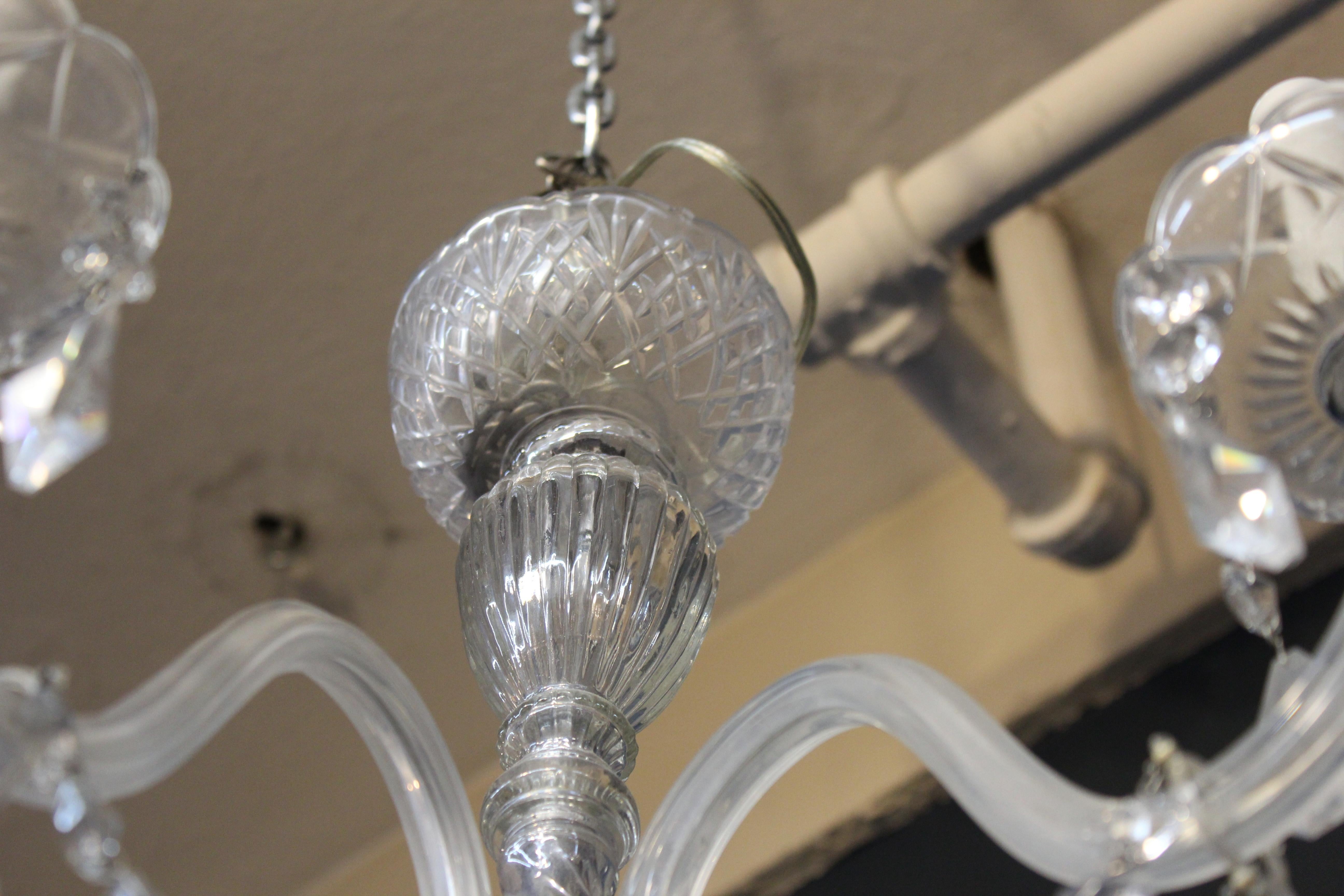 Neoclassical Style Five-Arm Crystal Chandelier 4