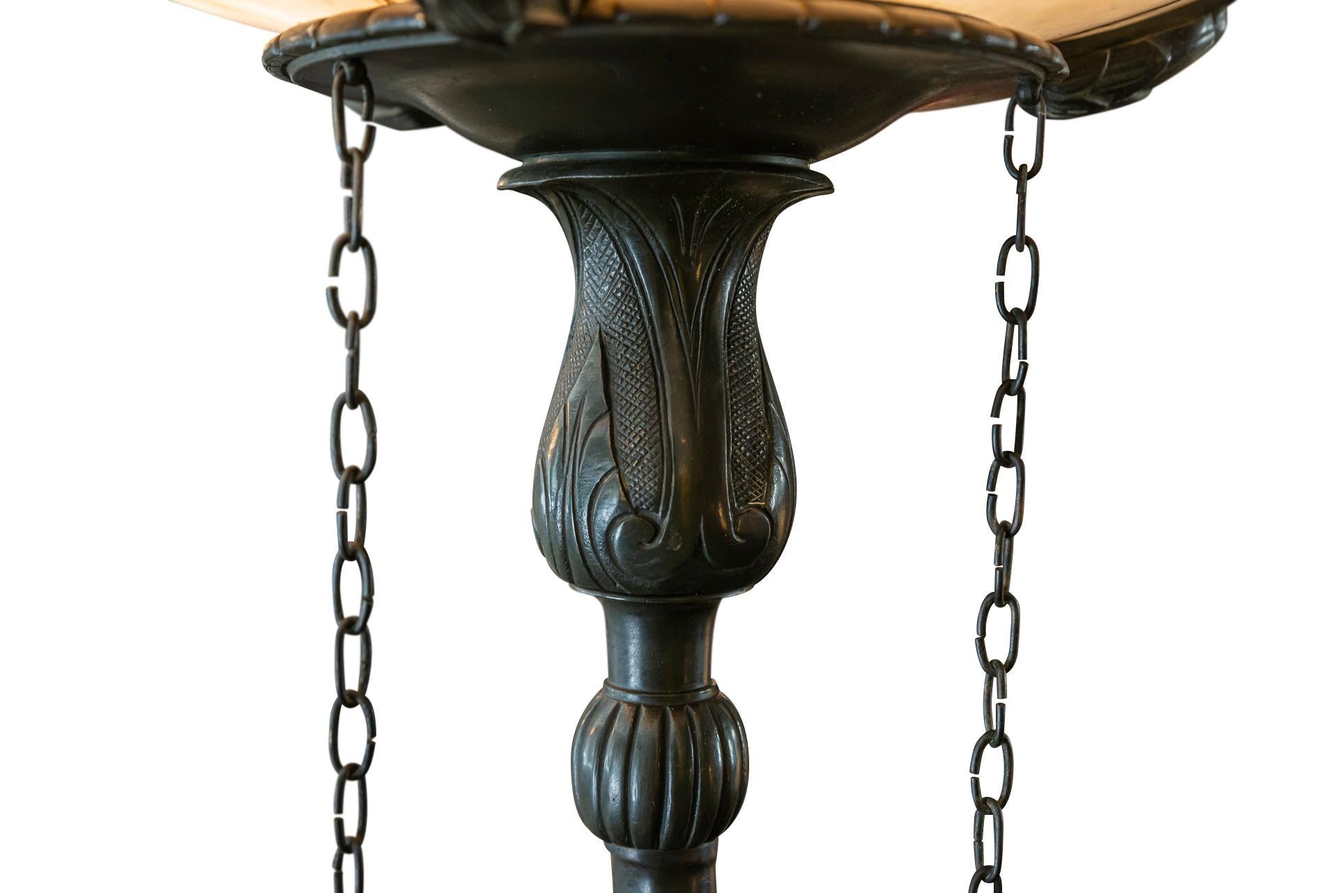 French Neoclassical Style Floor Lamp in the Style of the Antique, circa 1920, France