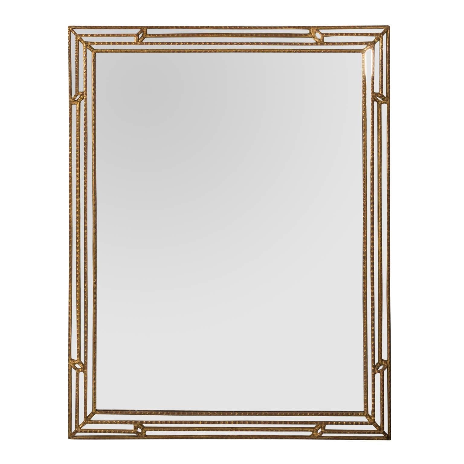Neoclassical Style Gilded Mirror