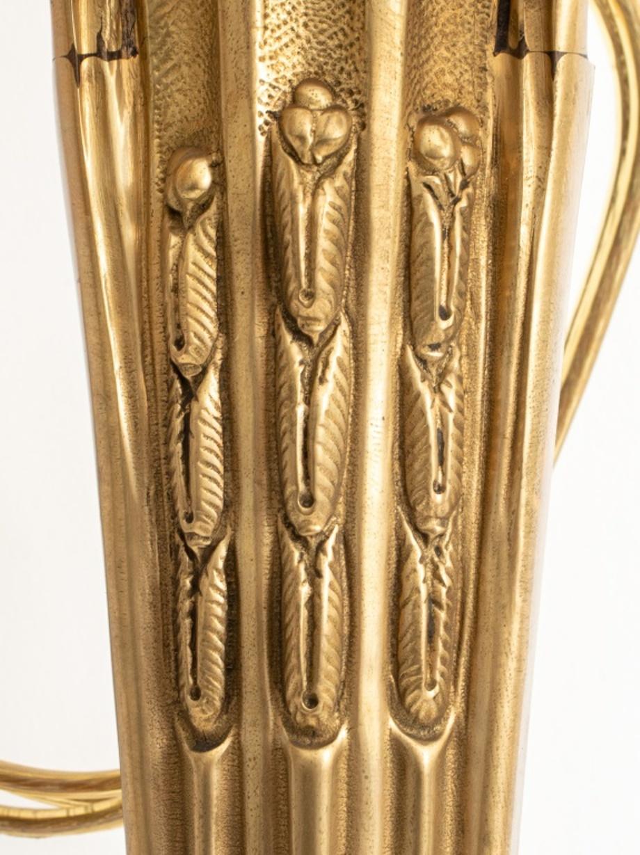 Neoclassical Style Gilt Bronze 2-Arm Sconces, Pair 2