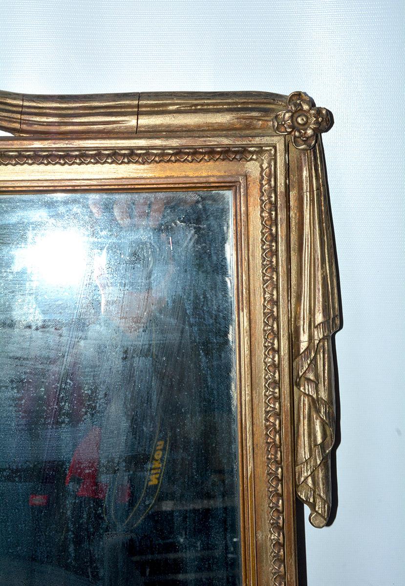 American Neoclassical-Style Gilt Mirror