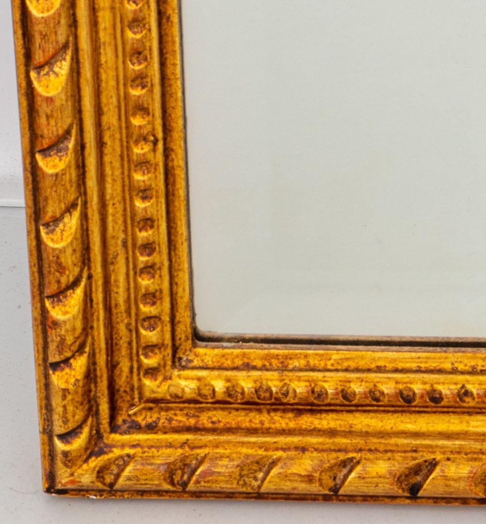 20th Century Neoclassical Style Giltwood Beveled Glass Mirror For Sale