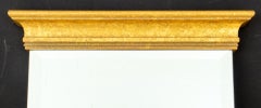 Neoclassical Style Giltwood Beveled Mirror