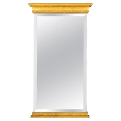 Neoclassical Style Giltwood Beveled Mirror