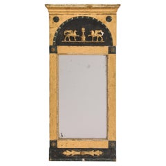 Spiegel im neoklassischen Stil aus Giltwood und Bronze