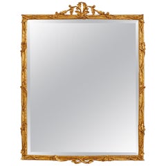 Neoclassical Style Giltwood Wall Mirror by Carver's Guild