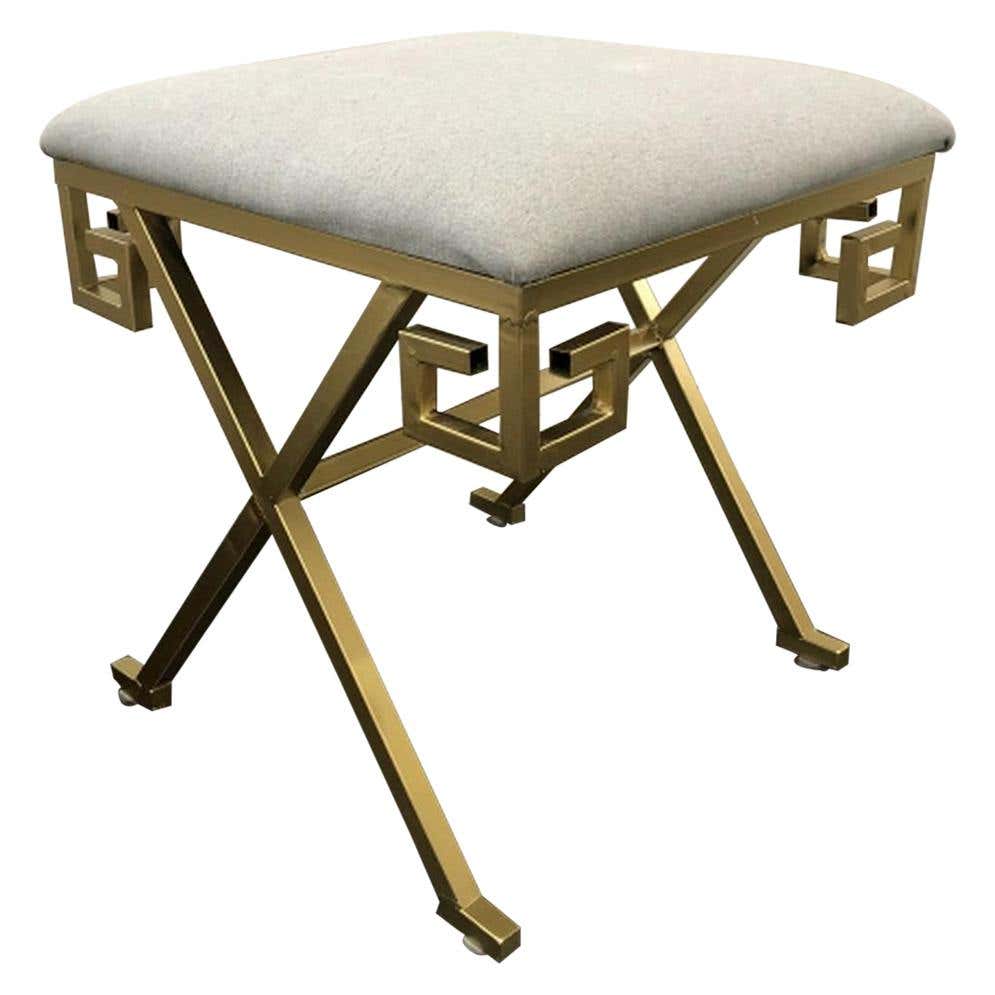 Neoclassical Style Greek Key X-Base Vanity / Bench For Sale at 1stDibs ...