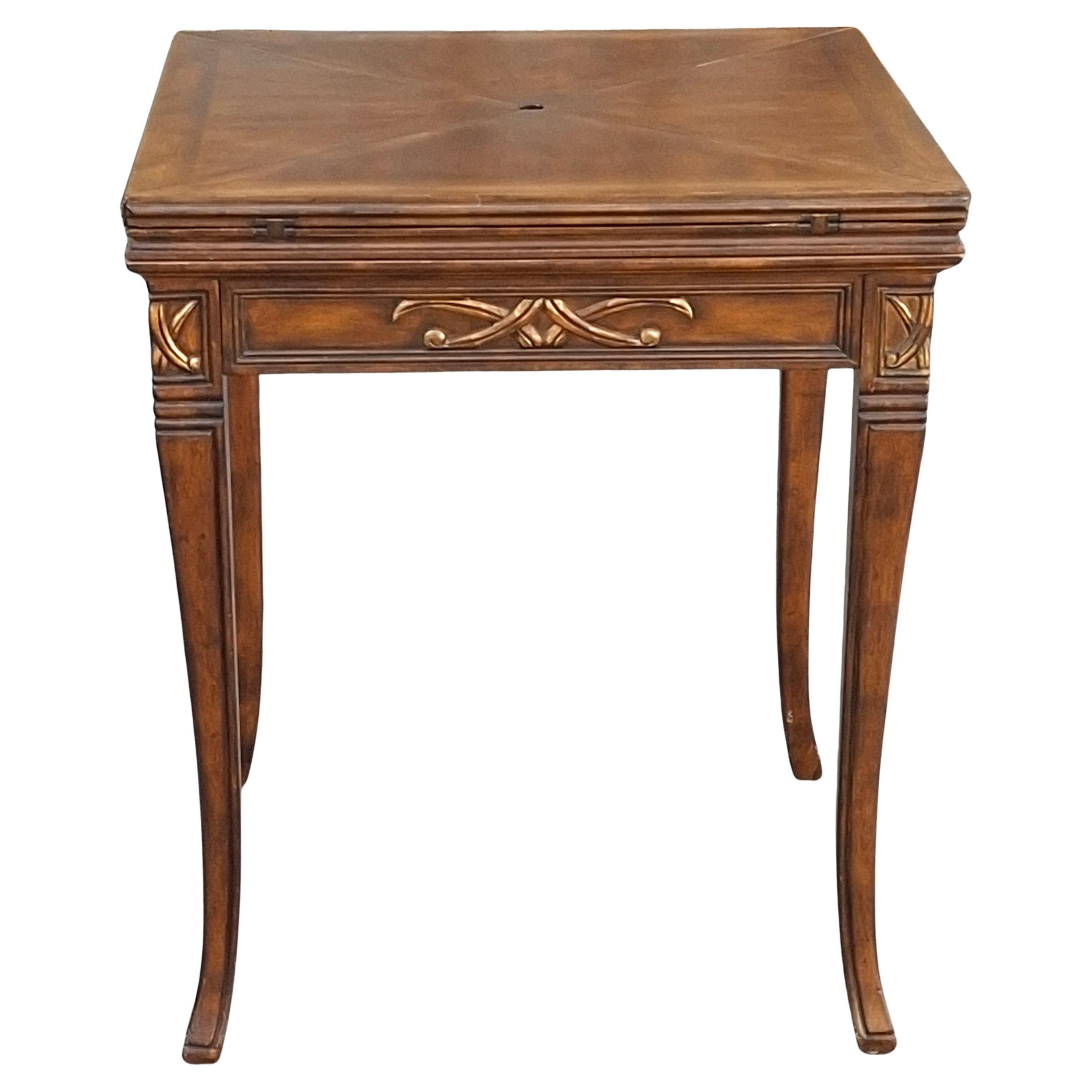 Neoclassical Style Mahogany Handkerchief Envelope Games Table For Sale ...