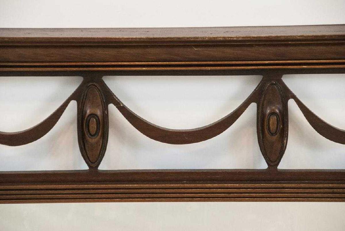American Neoclassical Style Mahogany Vintage Wall Mirror