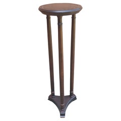 Jardinera con Pedestal de Madera de Caoba de Estilo Neoclásico