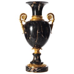 Neoclassical Style Marble and Gilt Bronze Vase by Gherardo Degli Albizzi