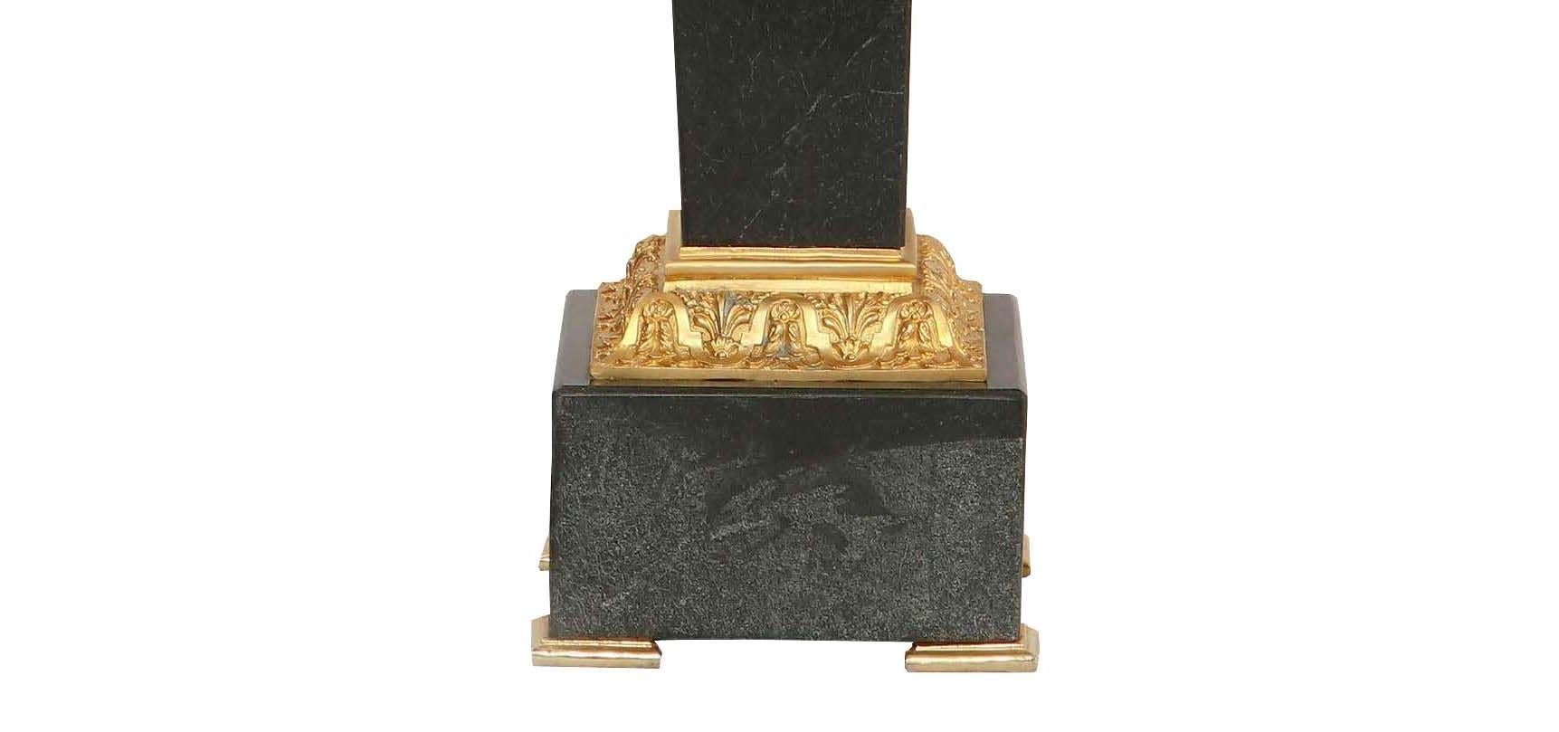 Neoclassical Style Marble Pedestal, Modern For Sale 2