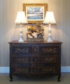Neoclassical Style Marble Table Lamps with Linen Shades - Italy - Circa 1950's