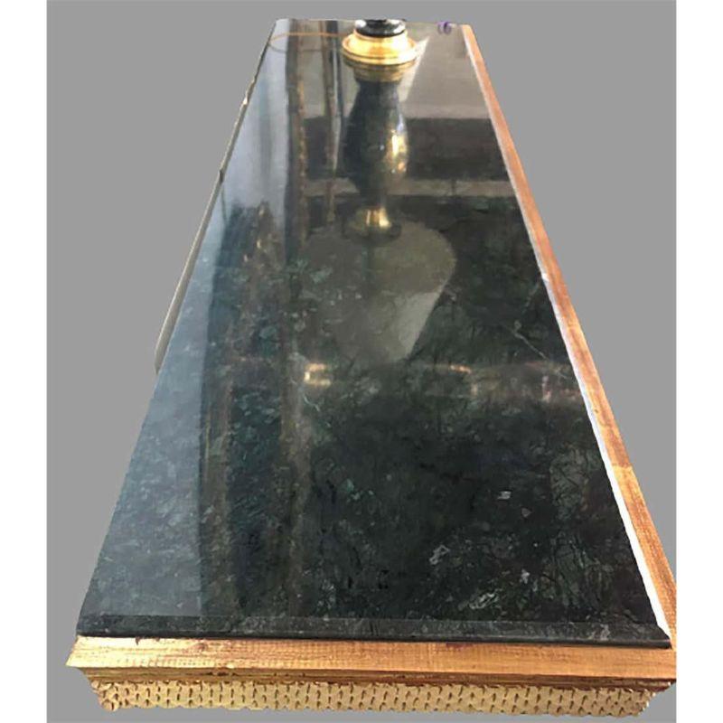 Neoclassical Style Marble-Top Consoles Attributed to Maison Jansen, a Pair 7