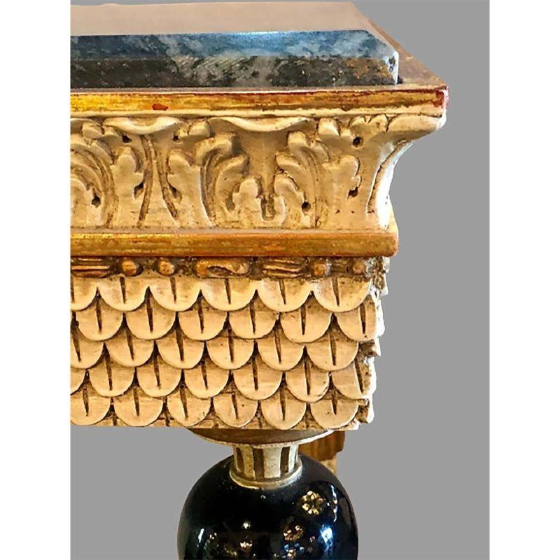 Neoclassical Style Marble-Top Consoles Attributed to Maison Jansen, a Pair For Sale 4