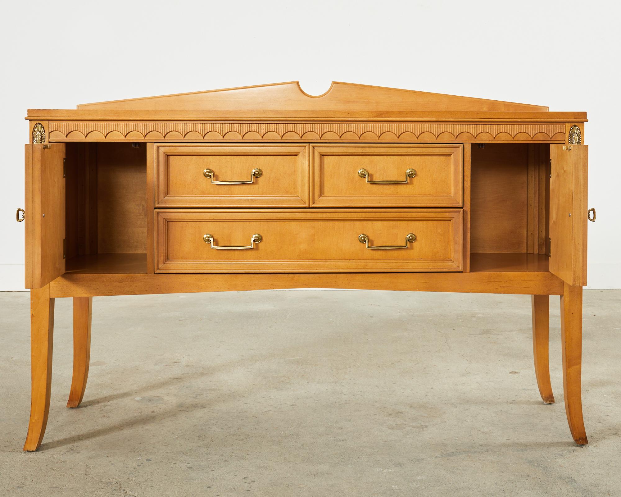 Neoclassical Style Midcentury Modern Buffet or Sideboard 5