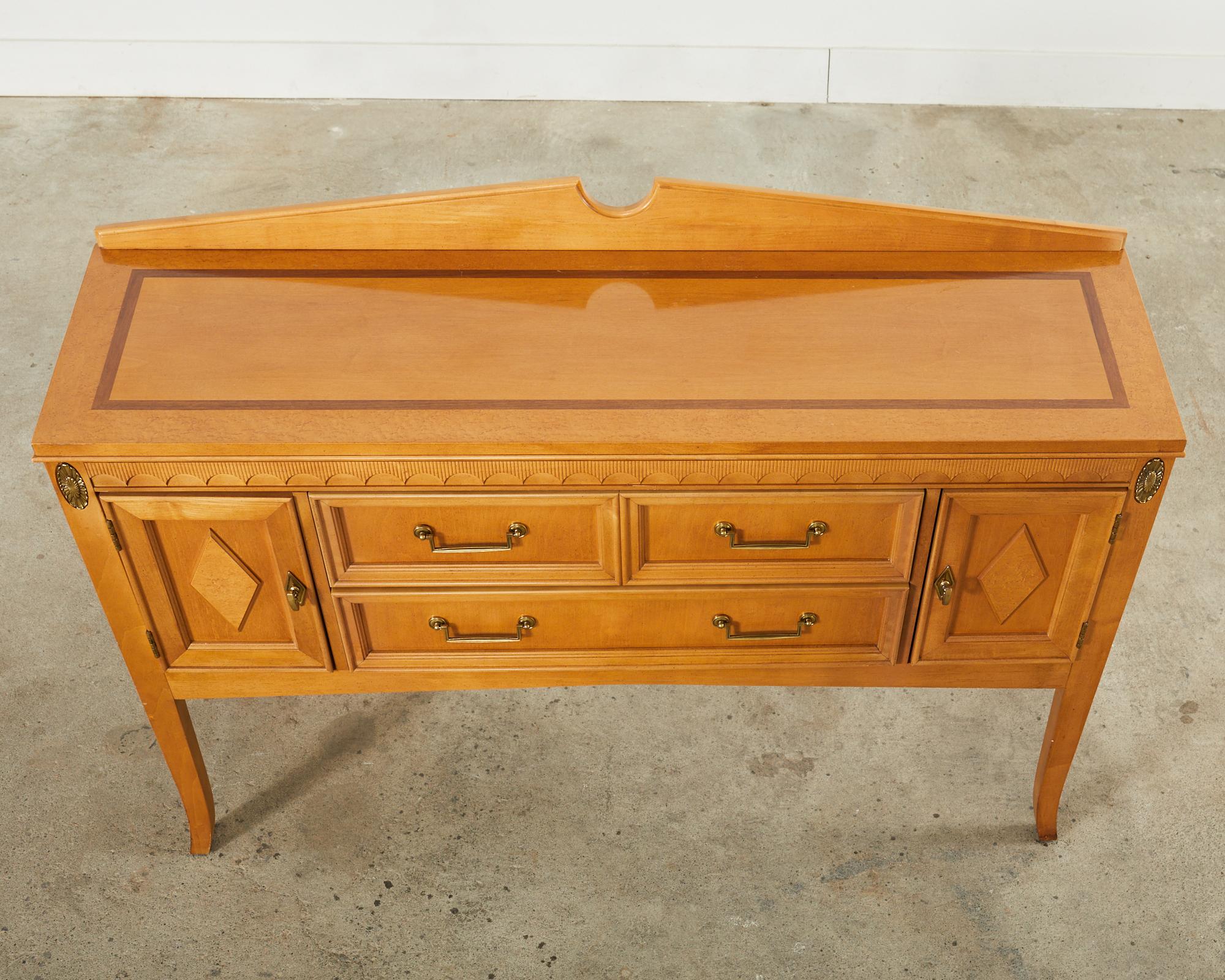 American Neoclassical Style Midcentury Modern Buffet or Sideboard