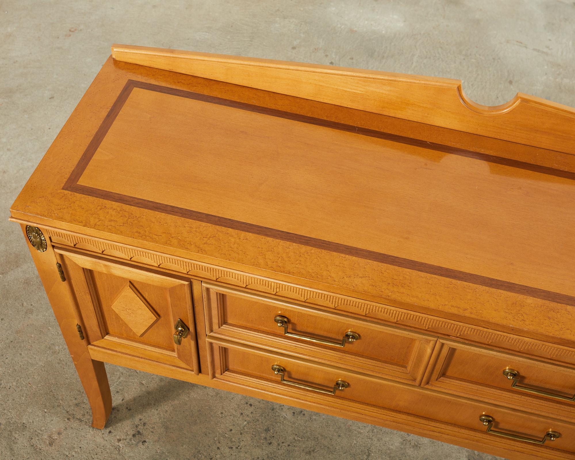 Neoclassical Style Midcentury Modern Buffet or Sideboard In Good Condition In Rio Vista, CA