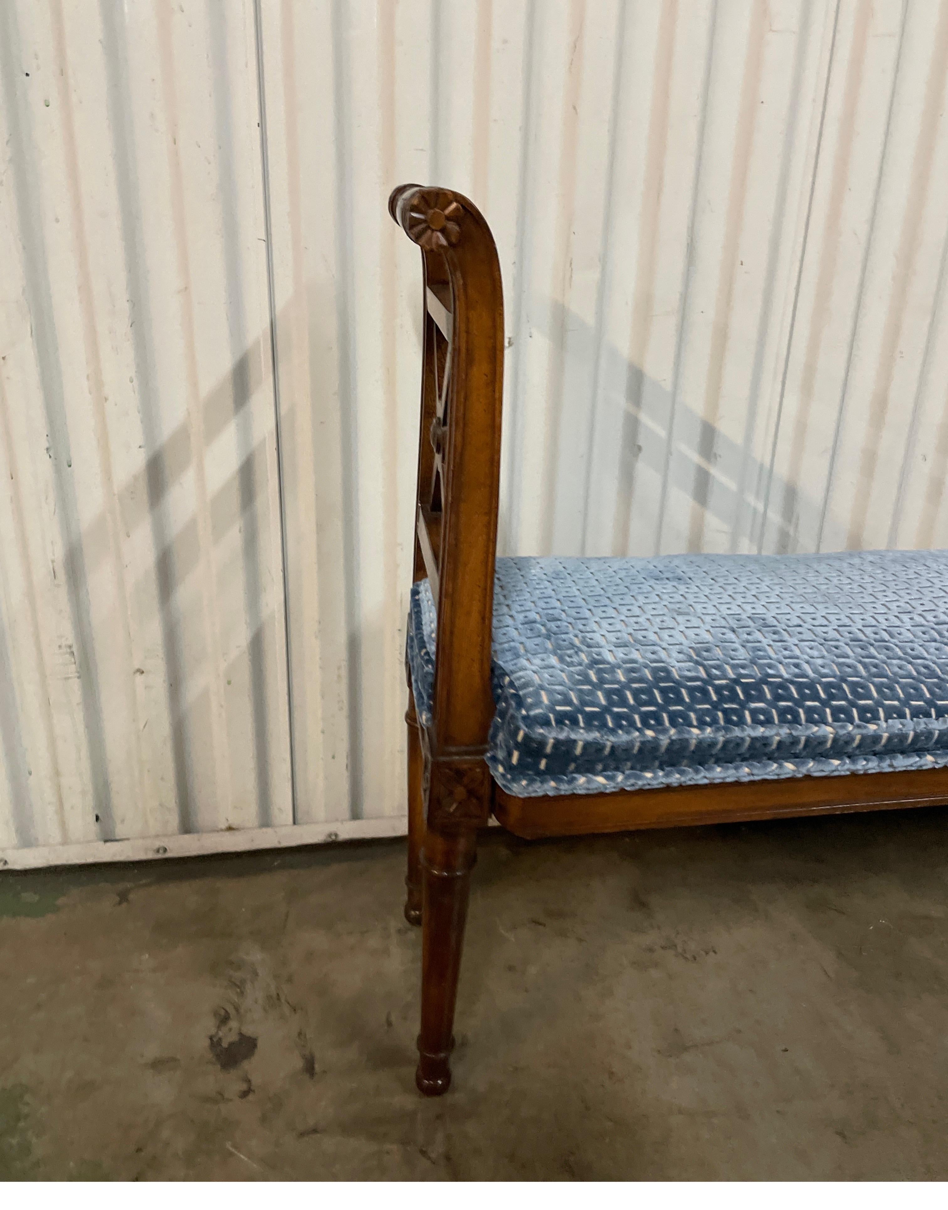 Neoclassical Style Narrow Bench For Sale 1