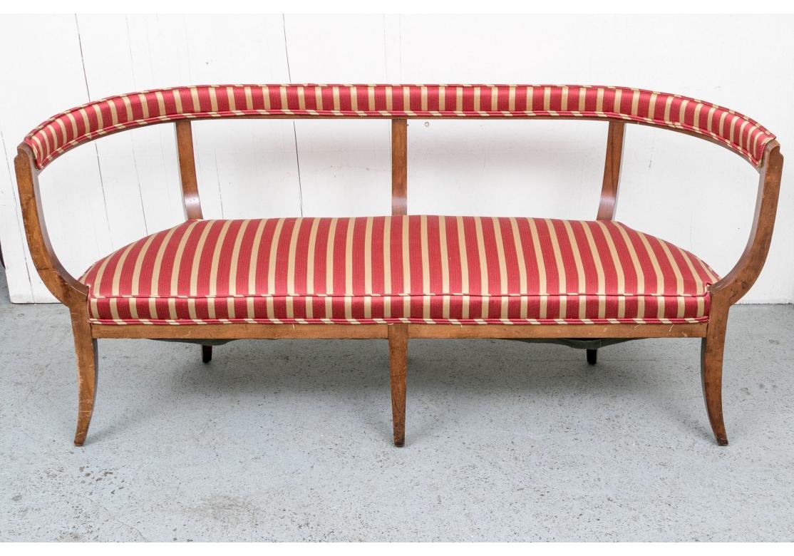 Neoclassical Style Open Frame Sofa for Restoration For Sale 3