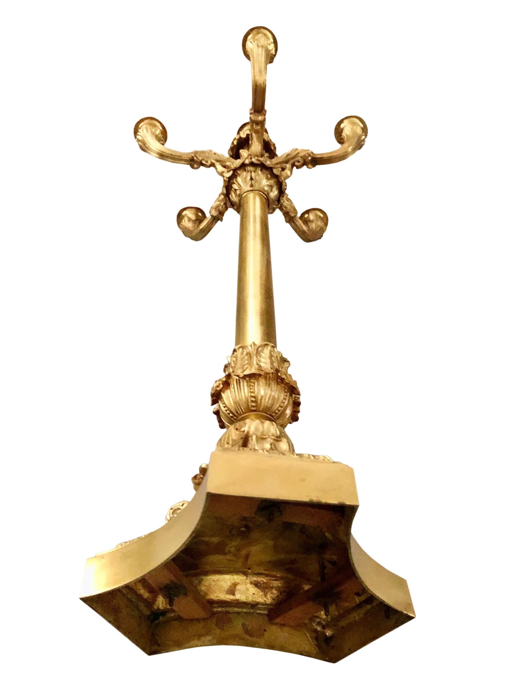 French Neoclassical Style Ormolu Candelabra For Sale