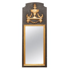 Neoclassical Style Painted and Gilded Mirror