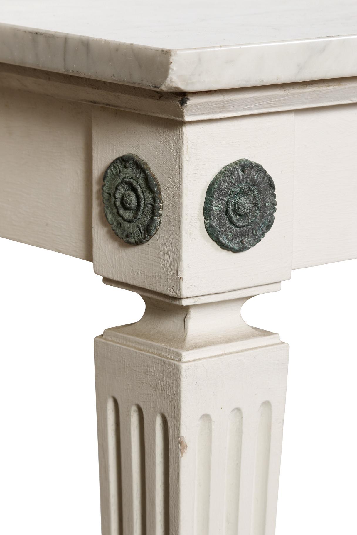 20th Century Neoclassical Style Painted Console