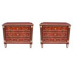 Neoclassical Style Pair of Chests