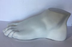 Neoclassical Style Plaster Foot Fragment Sculpture