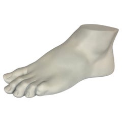 Neoclassical Style Plaster Foot Fragment Sculpture