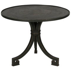 Neoclassical Style Round Painted Center Table