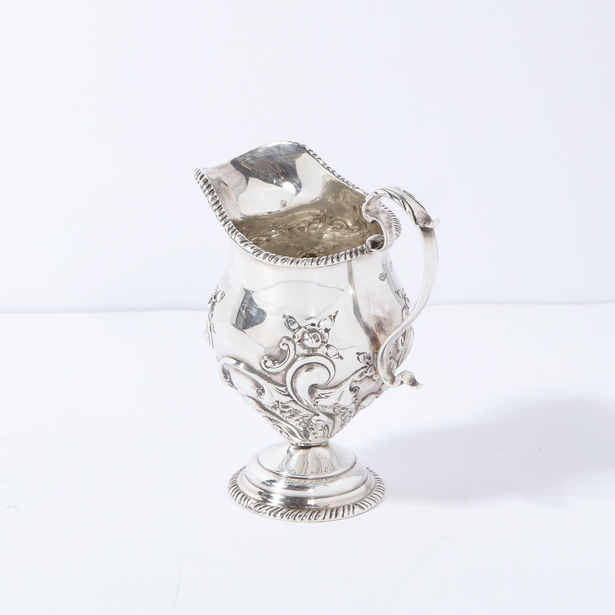 Victorian Silverplate Creamer by Charles Pilling for Sibray, Hall & Co Ltd  In Excellent Condition In New York, NY