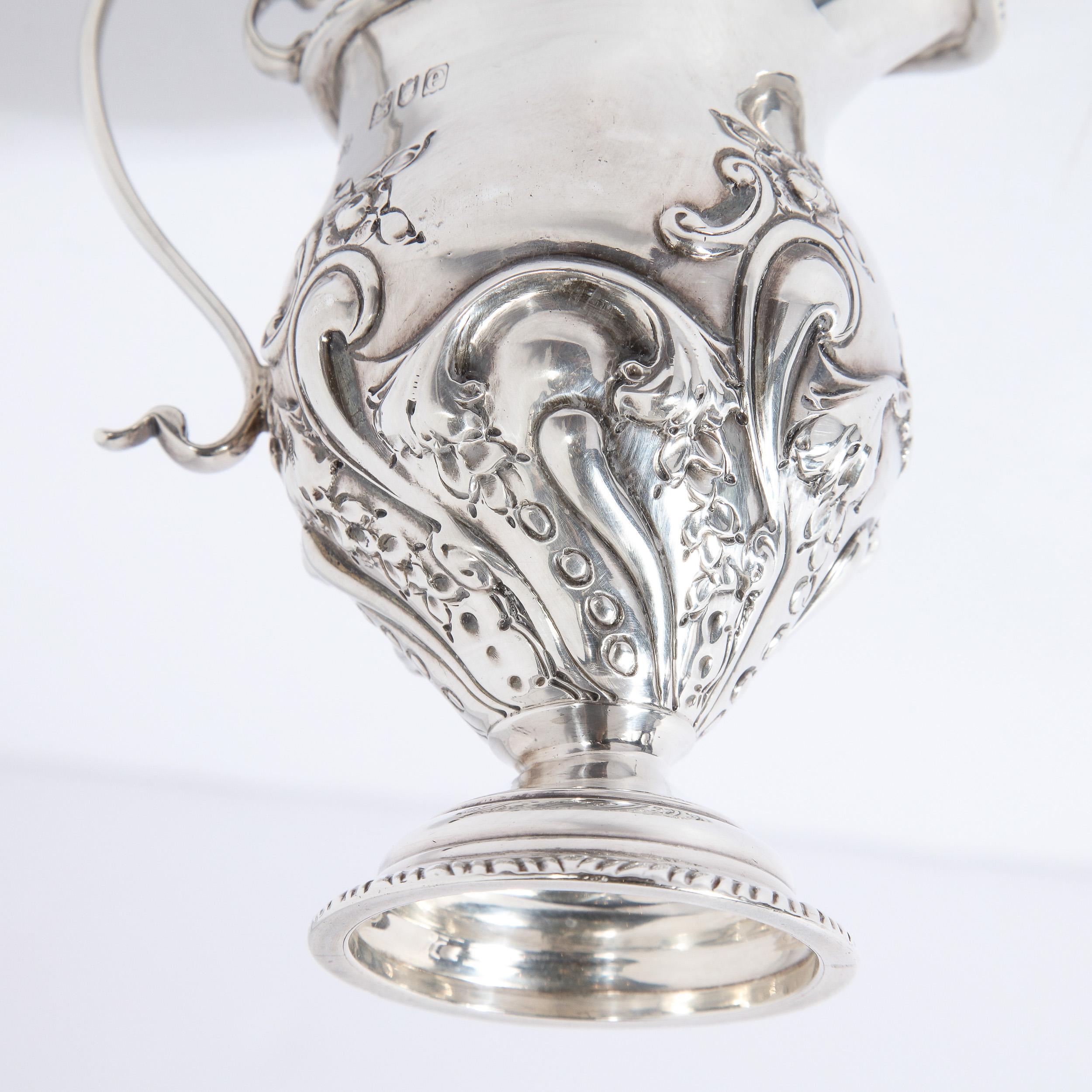 Victorian Silverplate Creamer by Charles Pilling for Sibray, Hall & Co Ltd  1