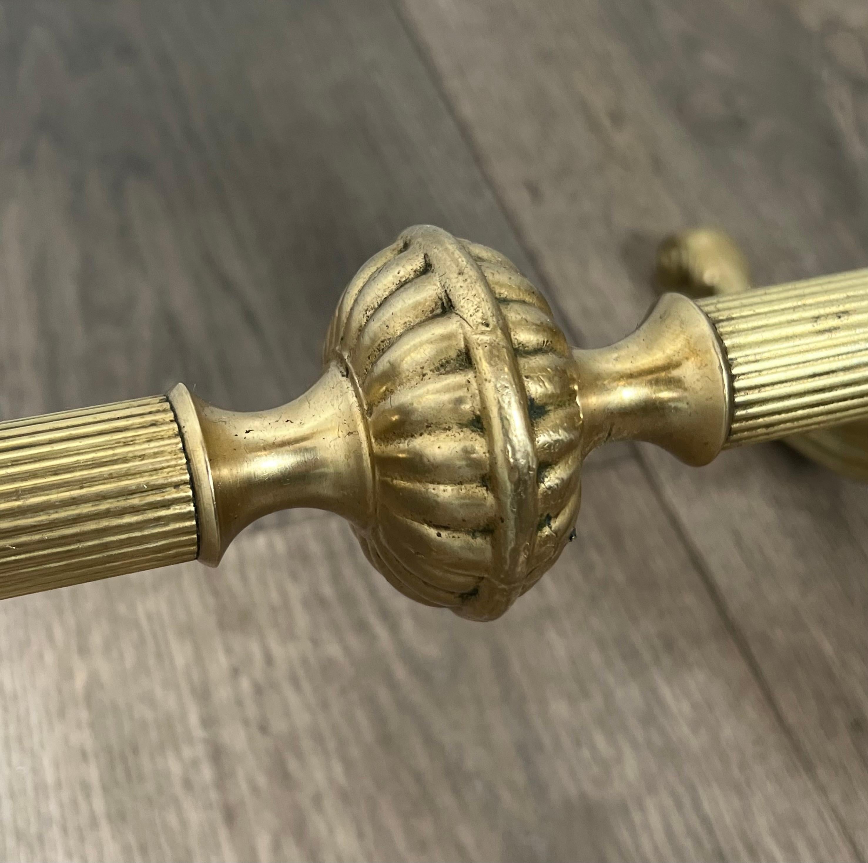 Specchio Psiche in ottone oscillante in stile neoclassico della Maison Jansen in vendita 10