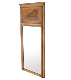 Neoklassischer Stil Trumeau Spiegel 51 "H x 23.5 "W Nude Male Greek God