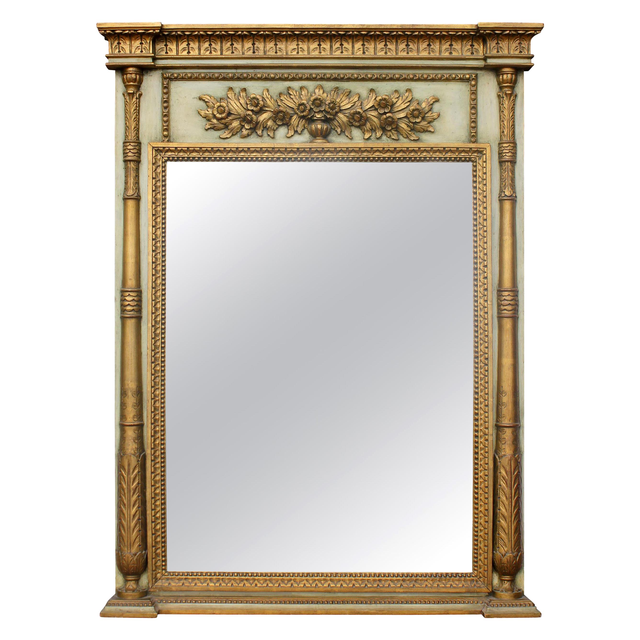 Neoclassical Style Trumeau Mirror