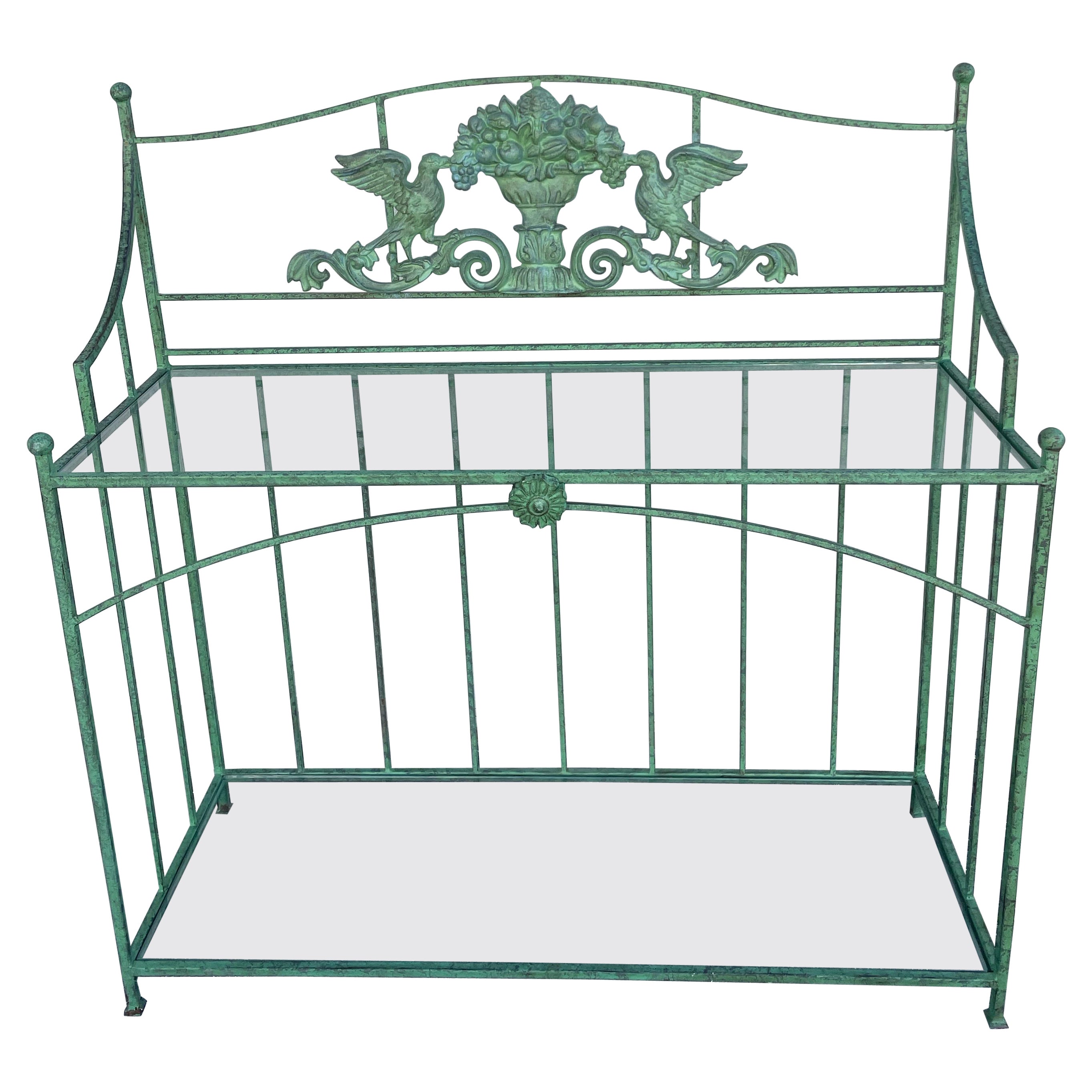 Neoclassical Style Two Tiered Etagere / Server