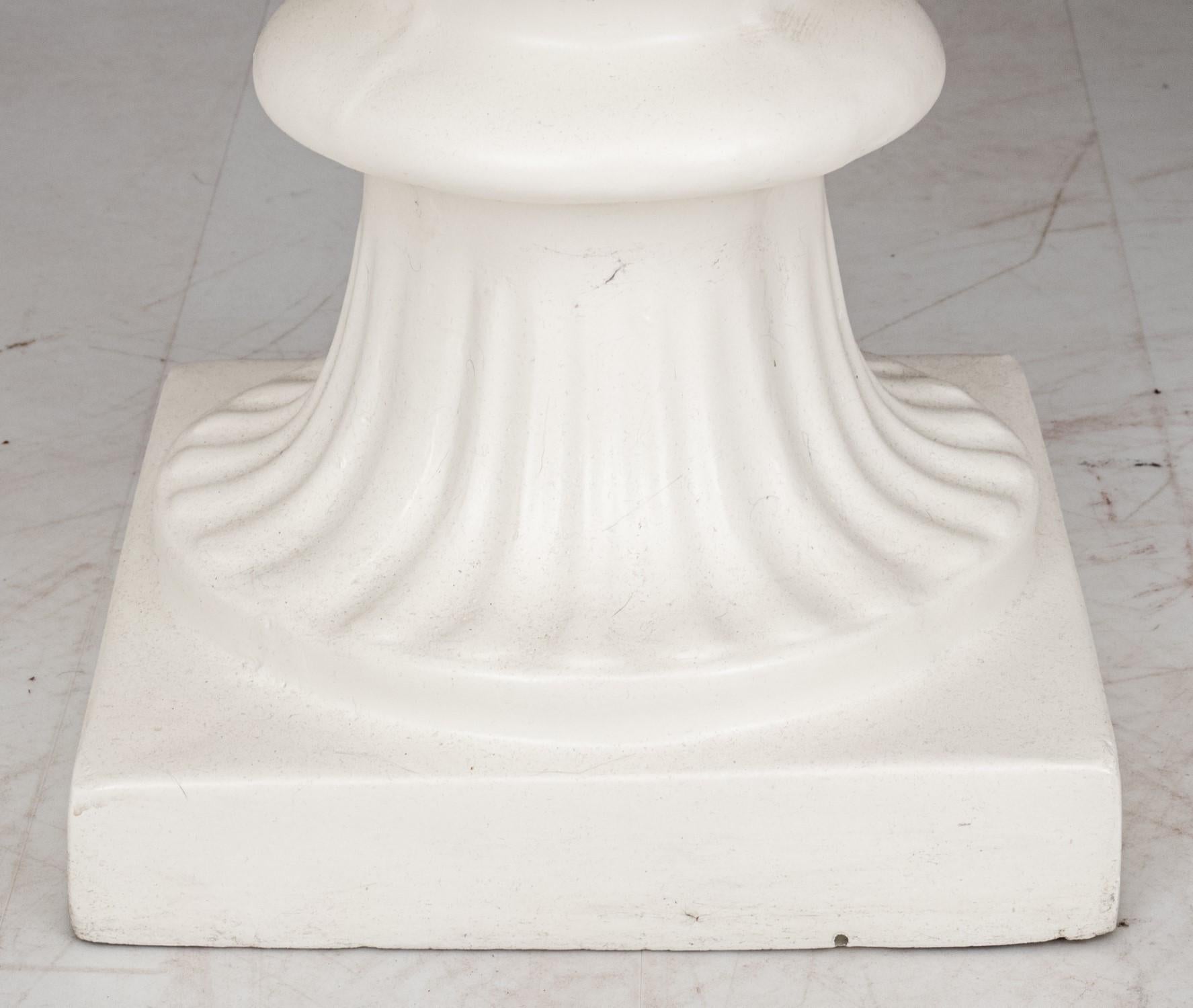 Neoclassical Style Urn Form Planters, Pair In Good Condition For Sale In New York, NY