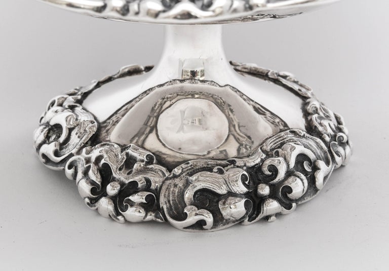 Early 20th Century Neoclassical Style, Victorian Period Sterling Silver Tazza by Gorham For Sale