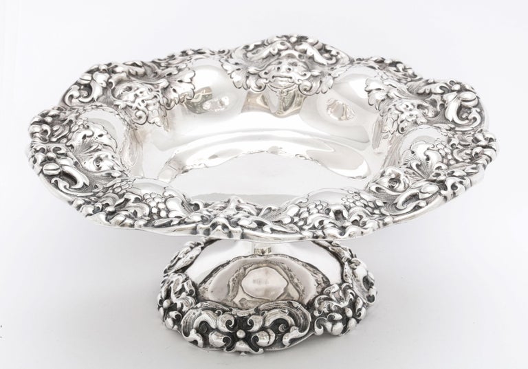 Neoclassical Style, Victorian Period Sterling Silver Tazza by Gorham For Sale 1