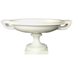 Neoclassical Style White Porcelain Tazza