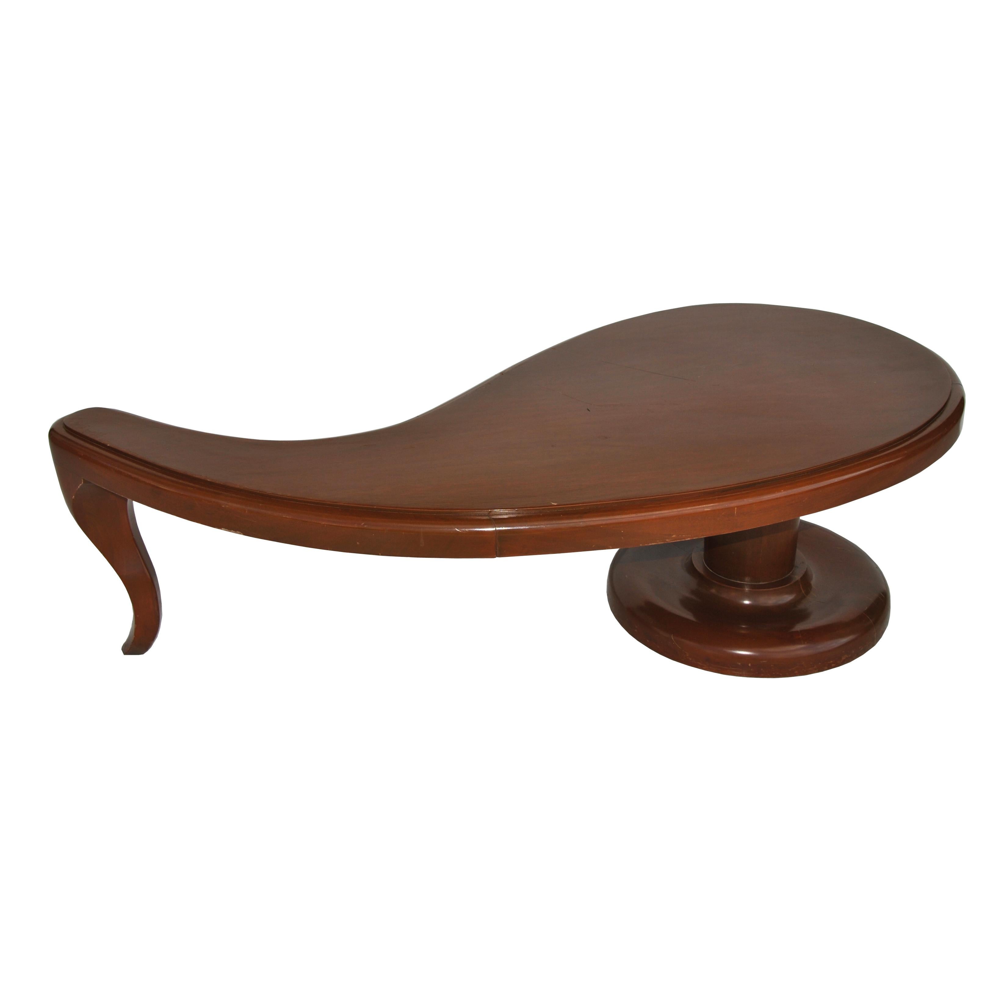 Moderne Table basse néoclassique Teardrop par John Tavis en vente