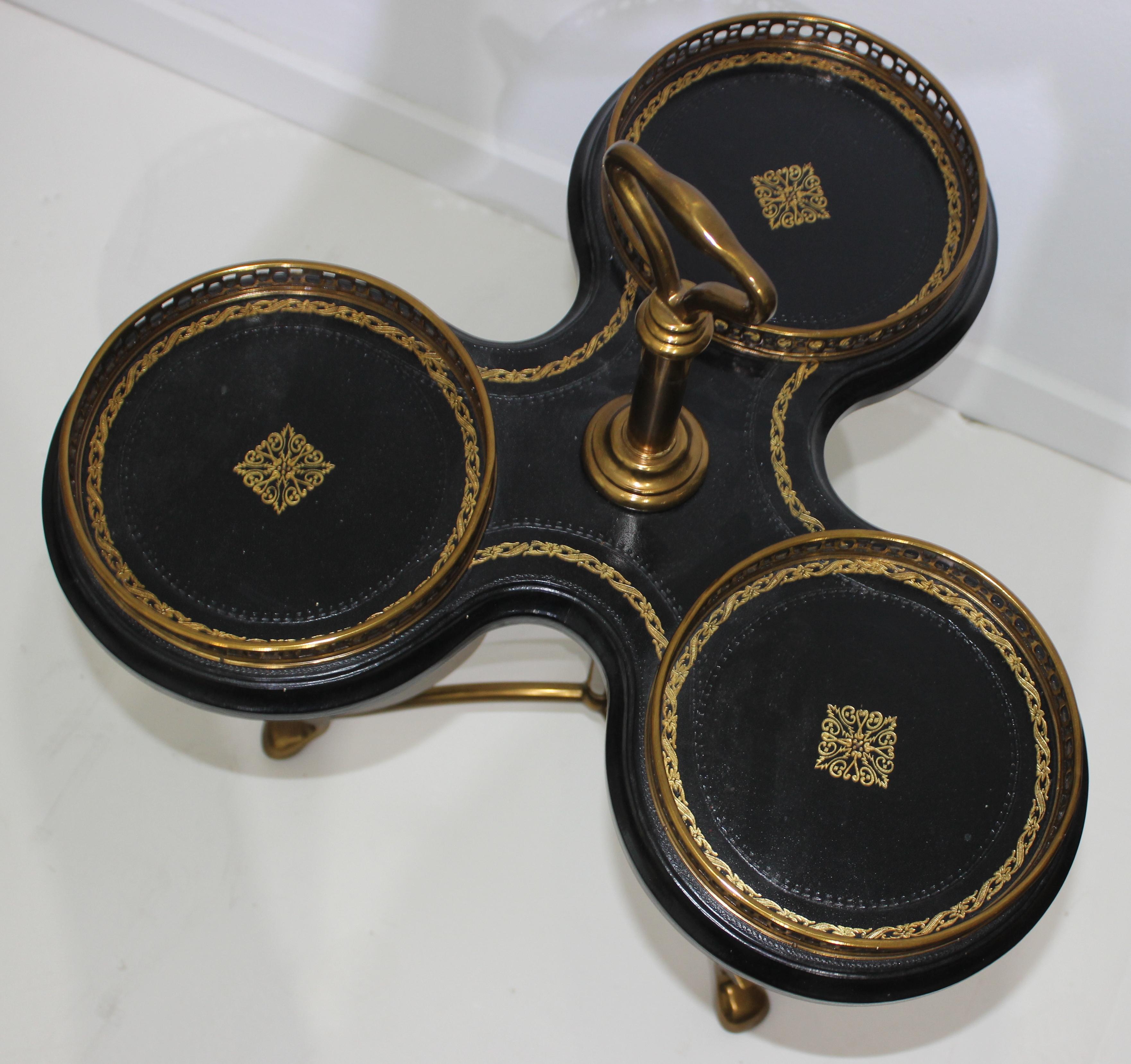 Neoclassical Trefoil Table by La Barge at 1stDibs