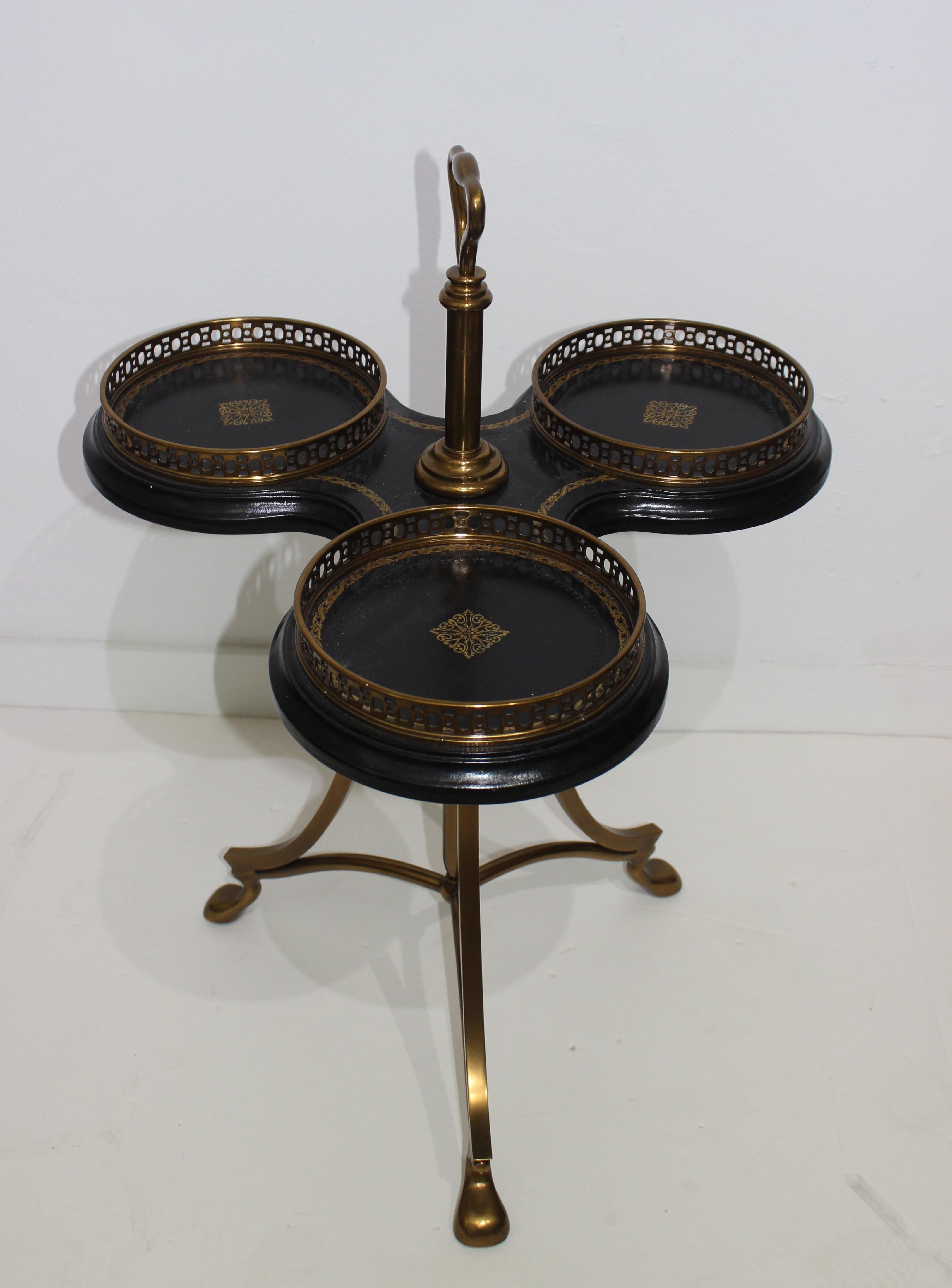 Neoclassical Trefoil Table by La Barge at 1stDibs