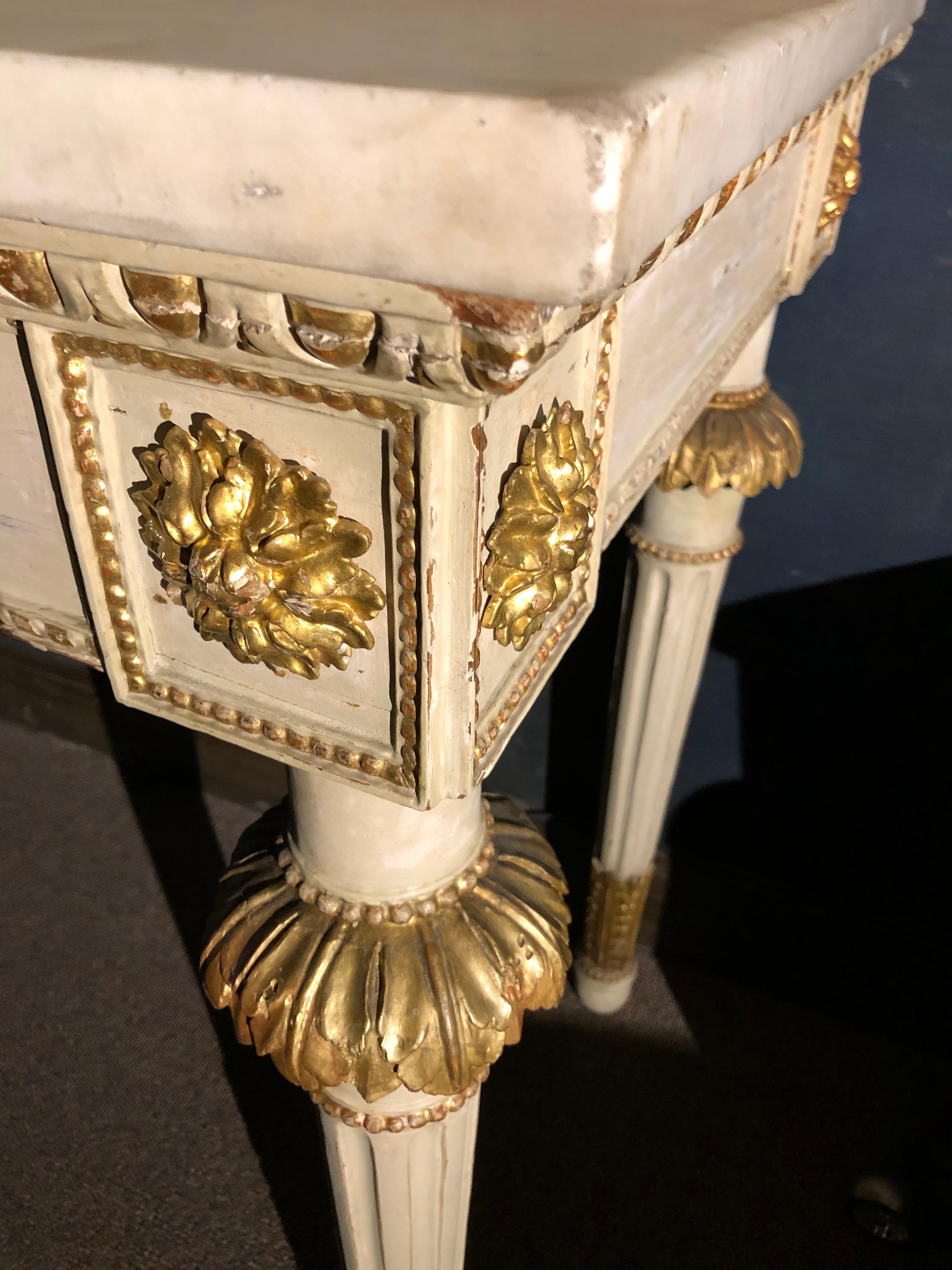 Neoclassical Tuscan Console For Sale 4