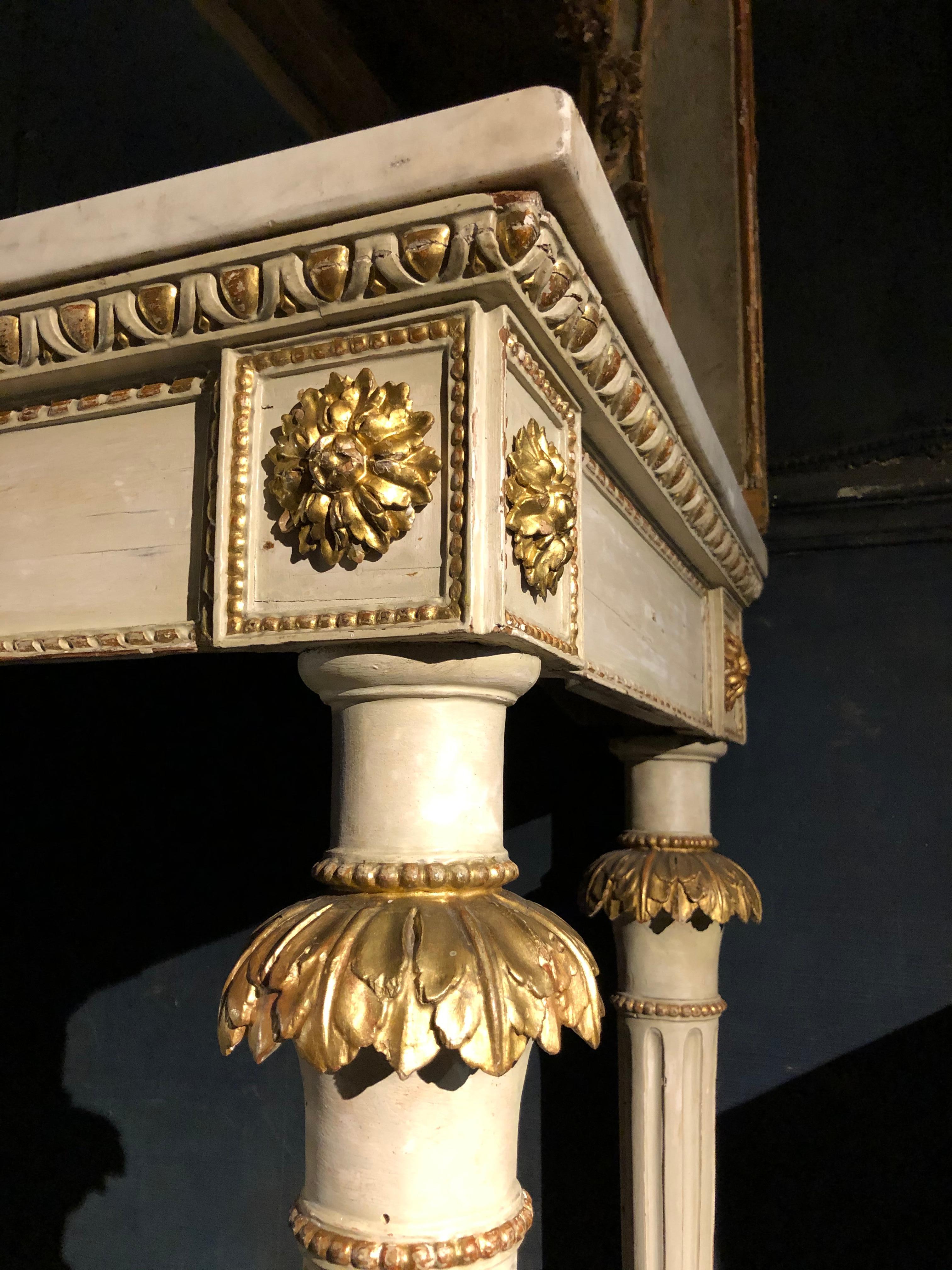 Neoclassical Tuscan Console For Sale 1