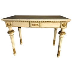 Antique Neoclassical Tuscan Console
