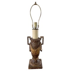 Neoclassical Urn Form Greek Key Table Lamp