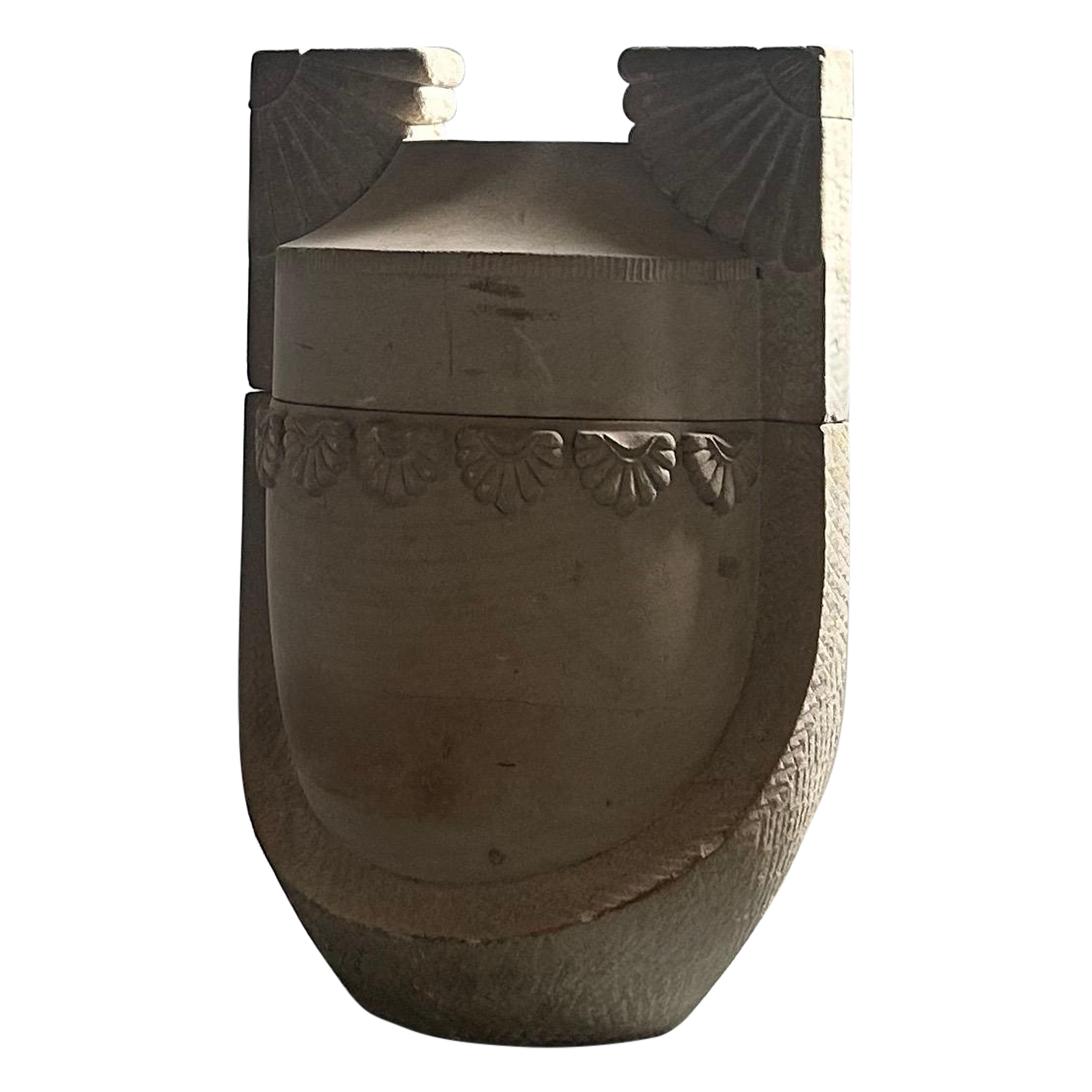 Neoklassische Urne aus Marmor, Dänemark 1890. im Angebot